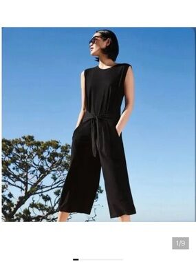 Eileen Fisher wrap crop pant jumpsuit